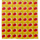 Rose espagnol Coins multi rideau douche (Devant)
