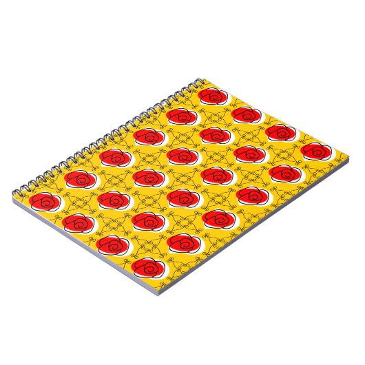 Rose espagnol Multi carnet (Côté gauche)