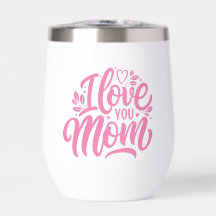 Rose Et Blanc Je T'Aime Maman