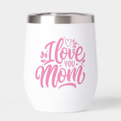 Rose Et Blanc Je T'Aime Maman (Arrière)