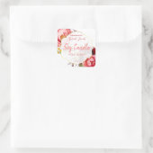 Rose Et Blanc Rose Et Peony Soy Étiquettes (Sac)