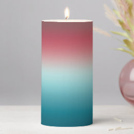 Rose et bleu dégradé Dusty Rose Aqua et Ombre Turq