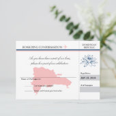 Rose et Bleu République dominicaine RSVP (Debout devant)