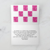 Rose et carte Poem (Intérieur)