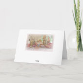 Rose et carte pourpre de joyeux anniversaire pour (Dos)