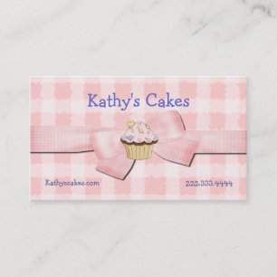 Rose et cartes de visite de boulangerie vérifiés