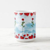 Rose et coeur Tasse Valentine (Centre)