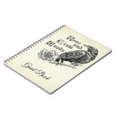 Rose et Crow Woods livre d'hôtes teinté (Côté gauche)