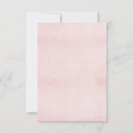 Rose et feuille d'argent RSVP (Dos)