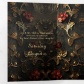 Rose et Gold Sweet 16 Party Invitation (Intérieur en premier)