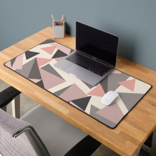 Rose et gris géométrique moderniste du milieu du X