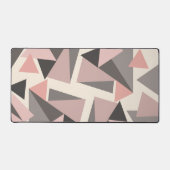 rose et gris Mi-siècle moderne géométrique (Recto)