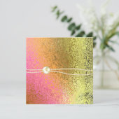 Rose et invitation d'anniversaire de dames de (Debout devant)