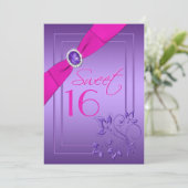 Rose et invitation florale pourpre de sweet (Debout devant)