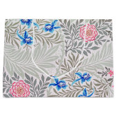 Rose et Larkspur, grand sac cadeau William Morris (Devant)