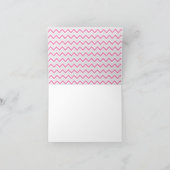 Rose et moderne de Chevron personnalisés (Intérieur)