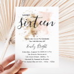 Rose Et Or Sucré 16 Invitations 16E Anniversaire<br><div class="desc">Cette invitation Sweet 16 présente une aquarelle rose et or et une belle combinaison de caractères sans serif. Très élégant, c'est le meilleur moyen pour les invités invitations de se joindre à votre 16ème anniversaire fête. En avez-vous besoin pour un autre âge ? Aucun problème, il peut être personnalisé en...</div>