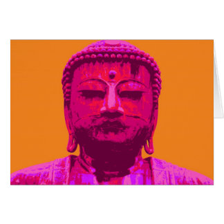 Rose et orange de Bouddha d'art de bruit