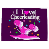 ROSE ET PURPLE J'ADORE LES SACS CADEAUX EN CHEERLE (Dos)