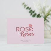 Rosé et Rose le Merci de la Saint Valentin (Debout devant)