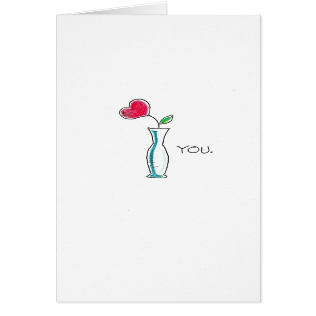 rose et vase (Devant)