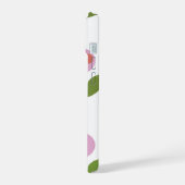 Rose et vert floral géométrique (Côté gauche)