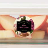 Rose étanche Produits de bain à thème Étiquette (Apposé)