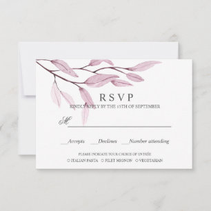 Rose éthéré   MARIAGE RSVP REPAS CHOIX