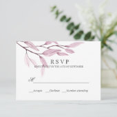 Rose éthéré | RÉPONSE MARIAGE RSVP (Debout devant)
