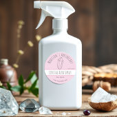 Rose | Étiquettes de produits de cristal Reiki