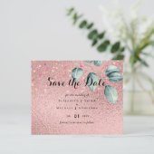 Rose Eucalyptus Feuille Foil Look MARIAGE (Debout devant)