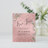 Rose Eucalyptus Feuille Foil Look MARIAGE (Debout devant)