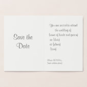 Rose faire-part de mariage en Bloom Vintage Line A (Intérieur)