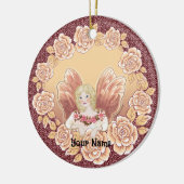 Rose Fairy Ring personnage fée ornement (Gauche)