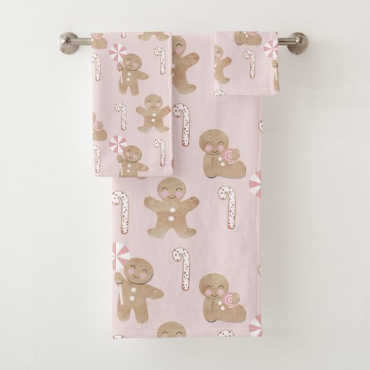 ROSE! Fille Noël GIngerpain motif Towell (En situation)