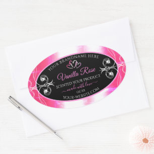 Rosé flashy éblouissant Produit Diamants Étiquette