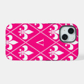 Rose Fleur de Lis avec monogramme (Verso Horizontal)