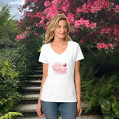Rose Floral Arabe Bonne soirée T-shirt