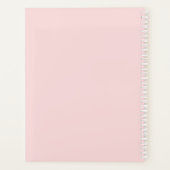 Rose Floral Gold Pink Stripe Script Futur Mme. (Dos)