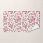 Rose floral moderne (Serviette à main)