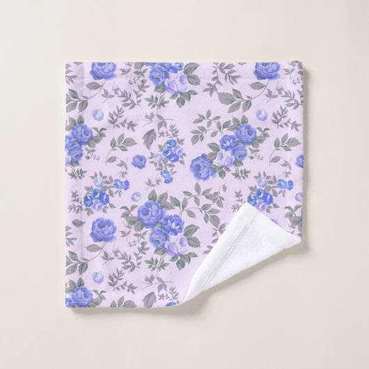 Rose floral moderne (Gant de toilette)