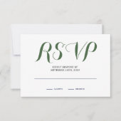 Rose floral Neutral RSVP (Devant)