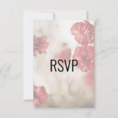 Rose Florale avec RSVP d'entrée (Dos)