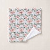 Rose Florale Chic Démodé Botanique (Gant de toilette)