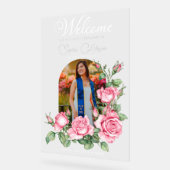 Rose Flower Garden Photo Graduation Bienvenue (Angle)