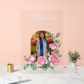 Rose Flower Garden Photo Graduation Bienvenue (Mariage)