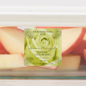 Rose Flower Jaune Orange et rose Étiquettes de pro (Apposé)