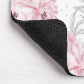 Rose flower pattern muismat (Hoek)