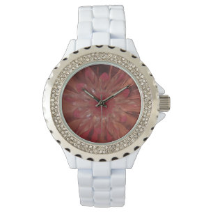 Rosé Flower Pink Watch Horloge