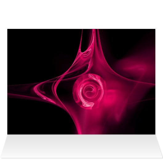 ROSE FRACTAL, fuchsia rose (Intérieur Horizontal (Haut))